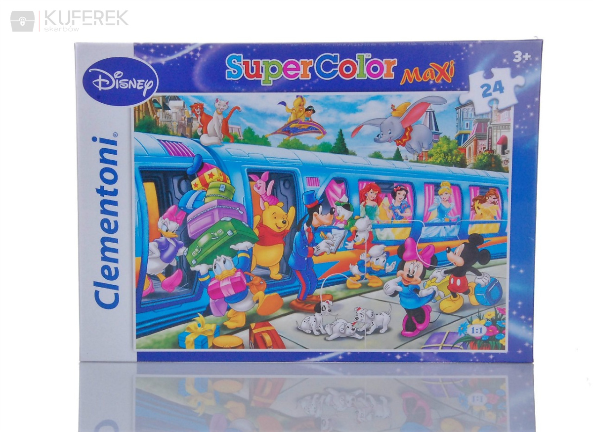 Puzzle Clementoni 24el. Pociąg Disney Maxi