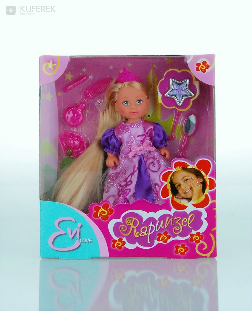 Evi lalka Roszpunka, zabawka dla dziewczynek.
