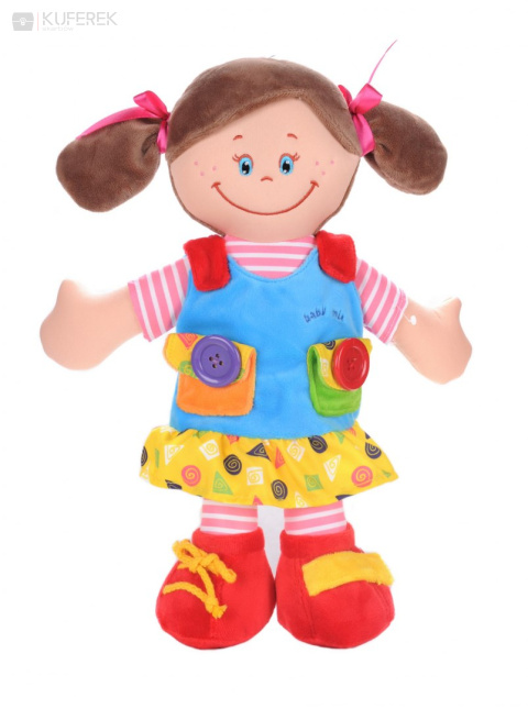 Kolorowa lalka pluszowa "Dziewczynka"