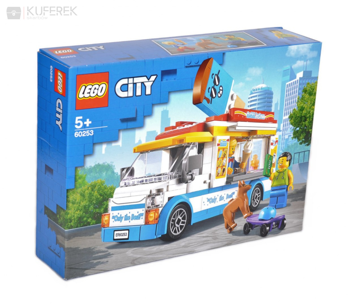Zestaw klocków Lego City, Furgonetka z lodami LE 60253