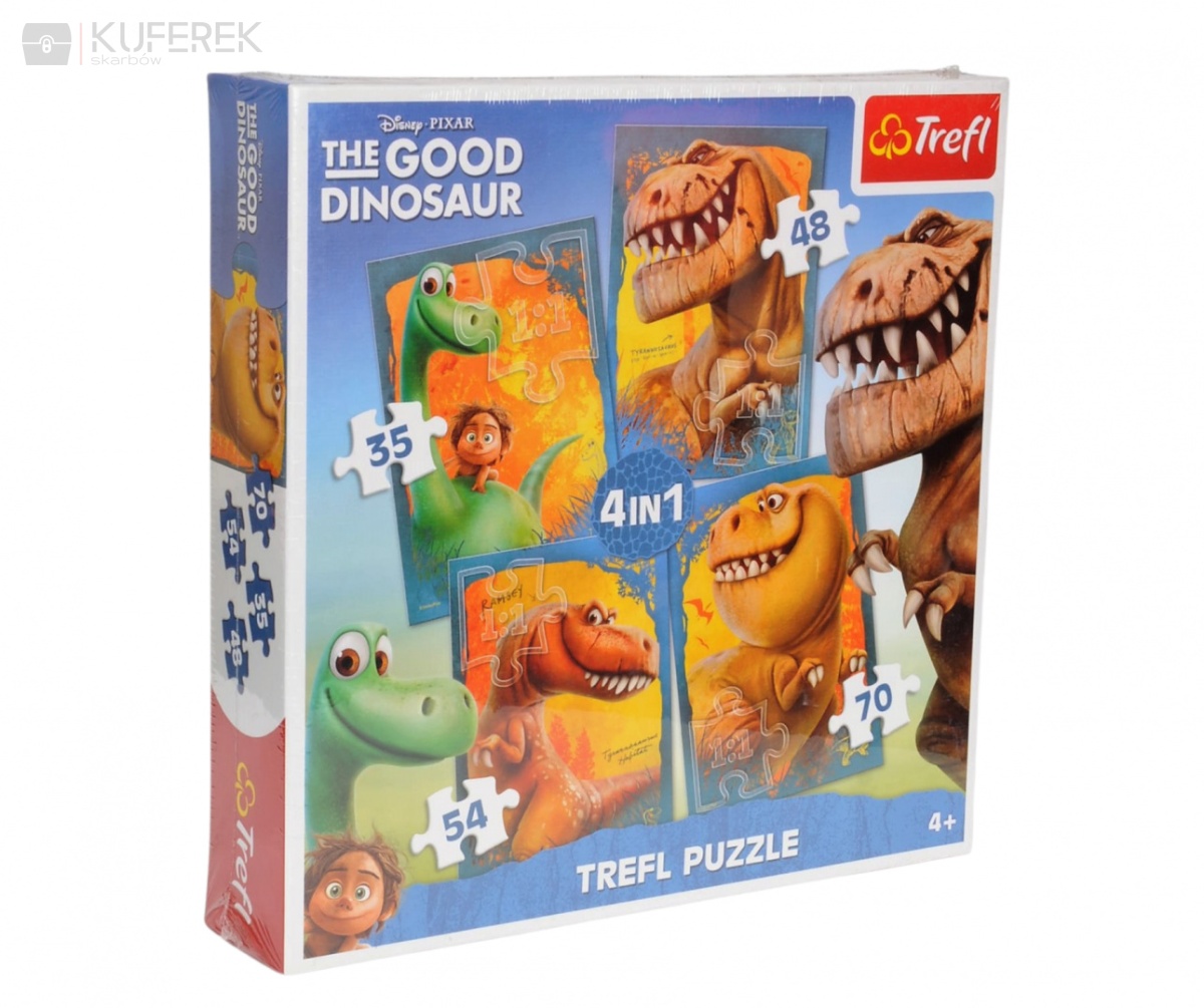 Puzzle Disney Dobry Dinosaur 4w1