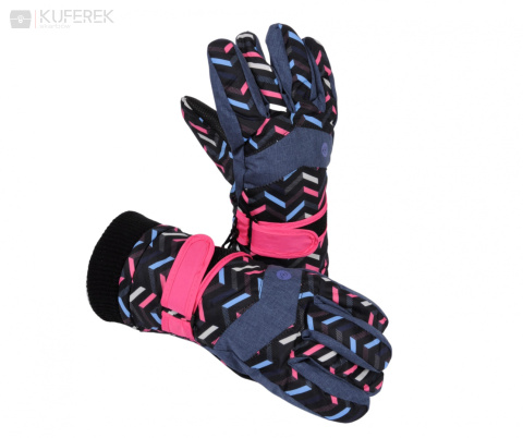 Rękawiczki narciarskie dziewczęce roz. 16cm