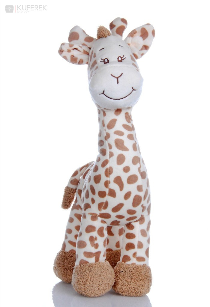 Uśmiechnięta, szczęśliwa pluszowa Żyrafa 41 cm