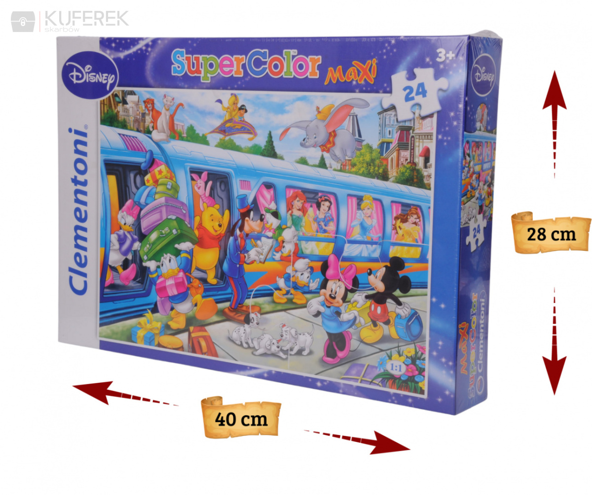 Puzzle Clementoni 24el. Pociąg Disney Maxi