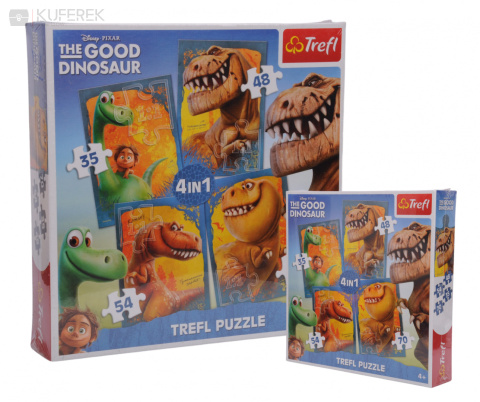 Puzzle Disney Dobry Dinosaur 4w1
