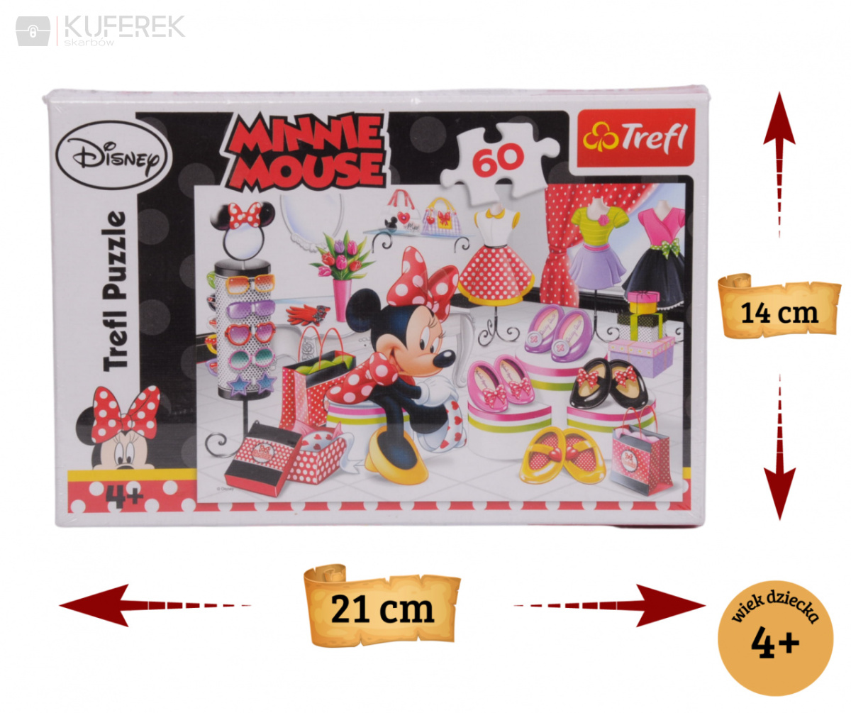 Puzzle dla dzieci Disney Zakupy Minnie 60 el.