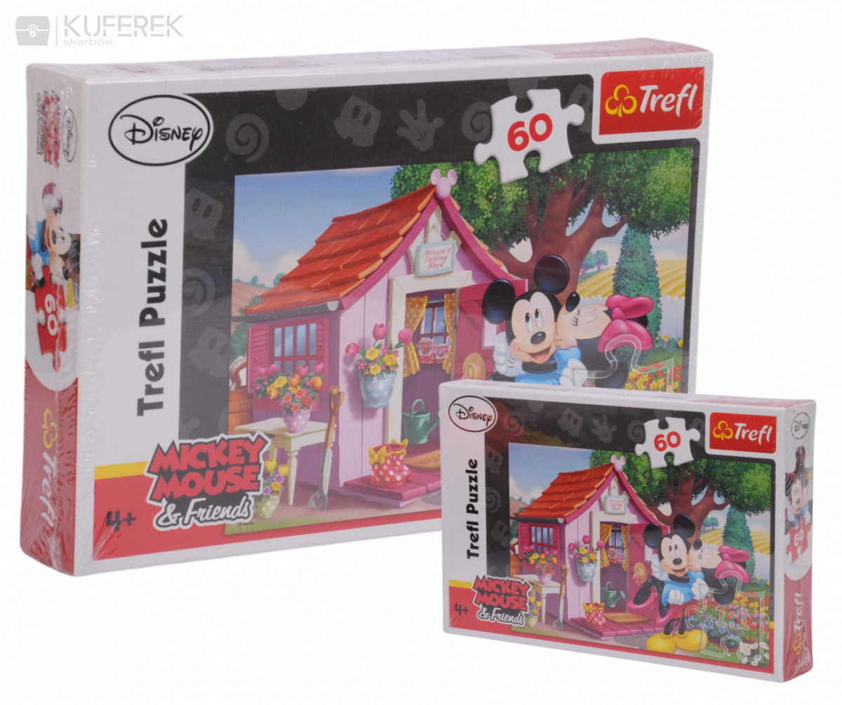 Puzzle Trefl Disney Miki i Minnie 60 elementów