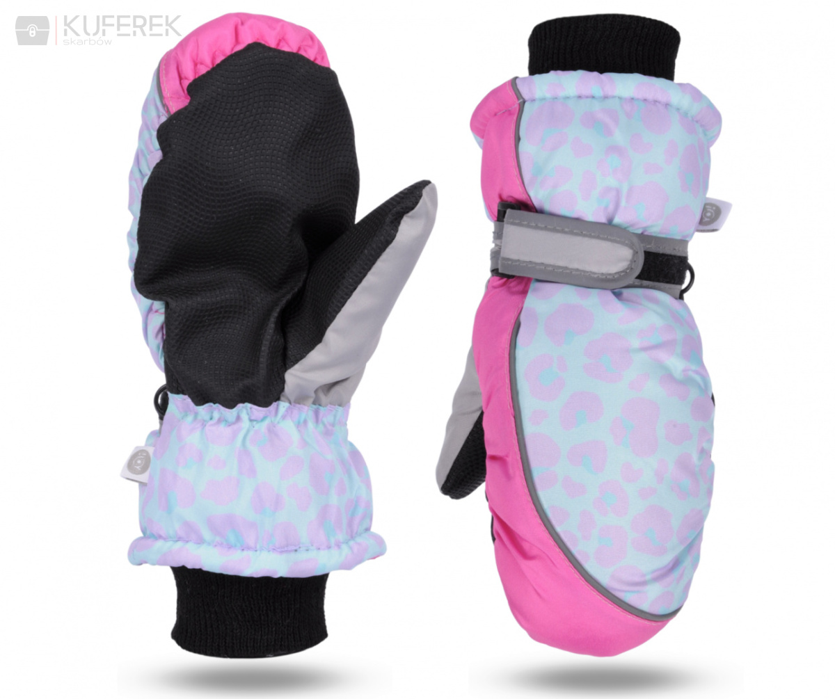 Rękawiczki zimowe narciarskie dla dziewczynki roz. 16cm