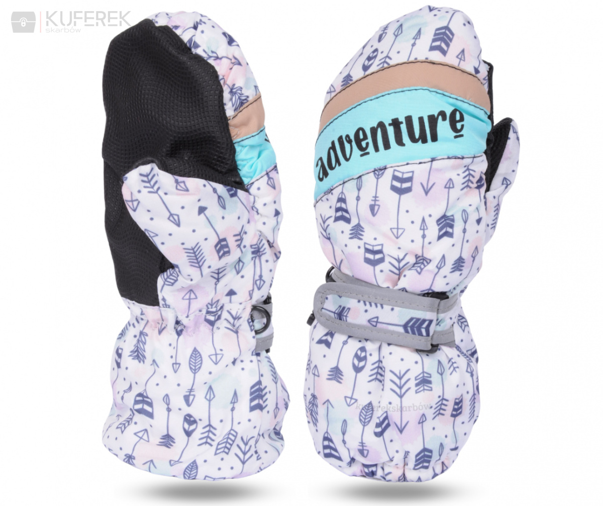 Rękawiczki zimowe dla dziewczynki rozmiar 14 cm.
