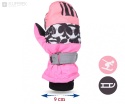 Rękawiczki zimowe, narciarskie dla dziewczynki rozmiar 14 cm.