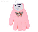 Rękawiczki dla dziewczynki akrylowe rozmiar 15cm.