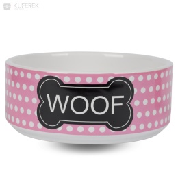 Miska ceramiczna dla psa Woof 13.5x4.5cm